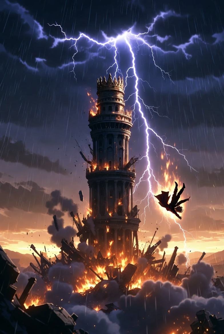 The Tower tarot card