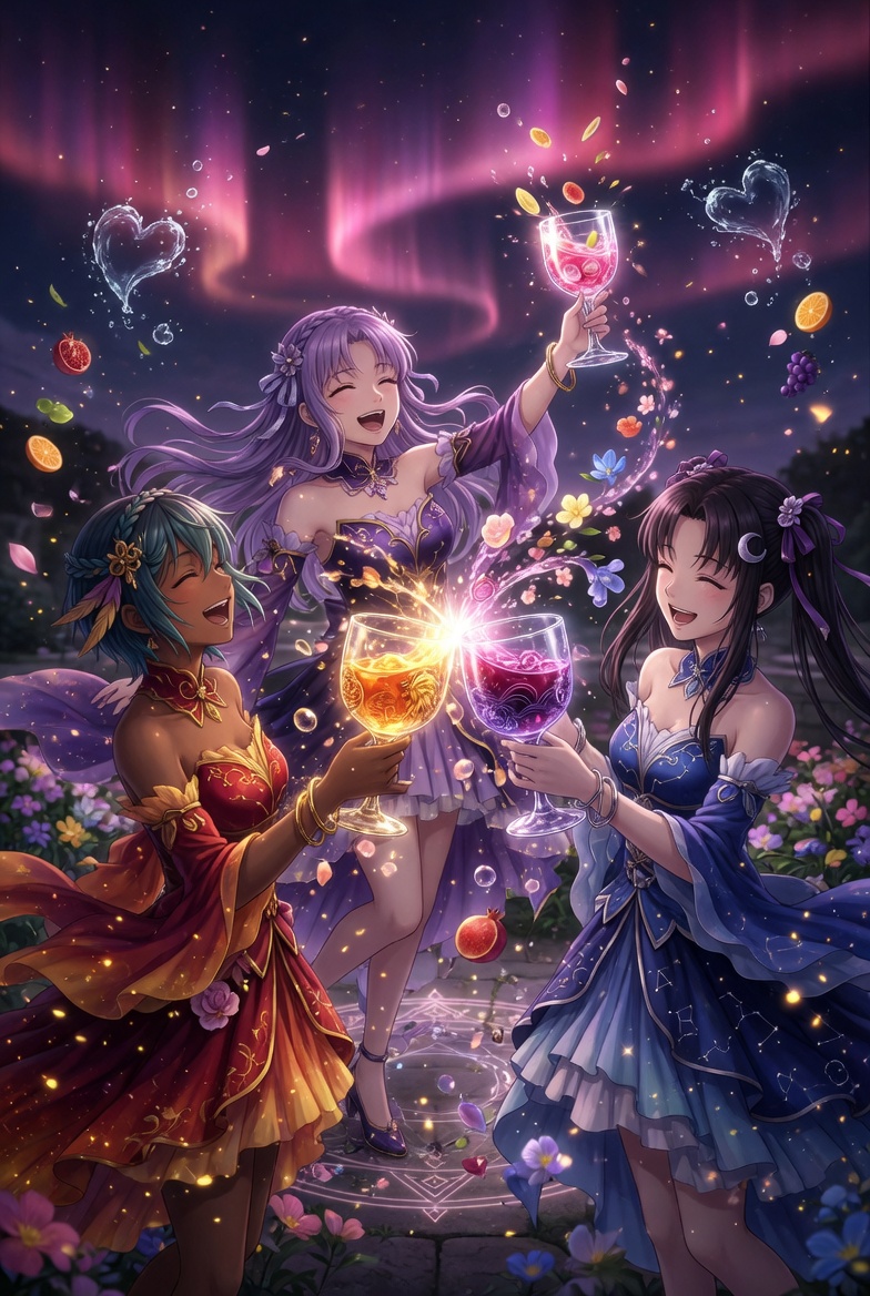 Three of Cups tarot card