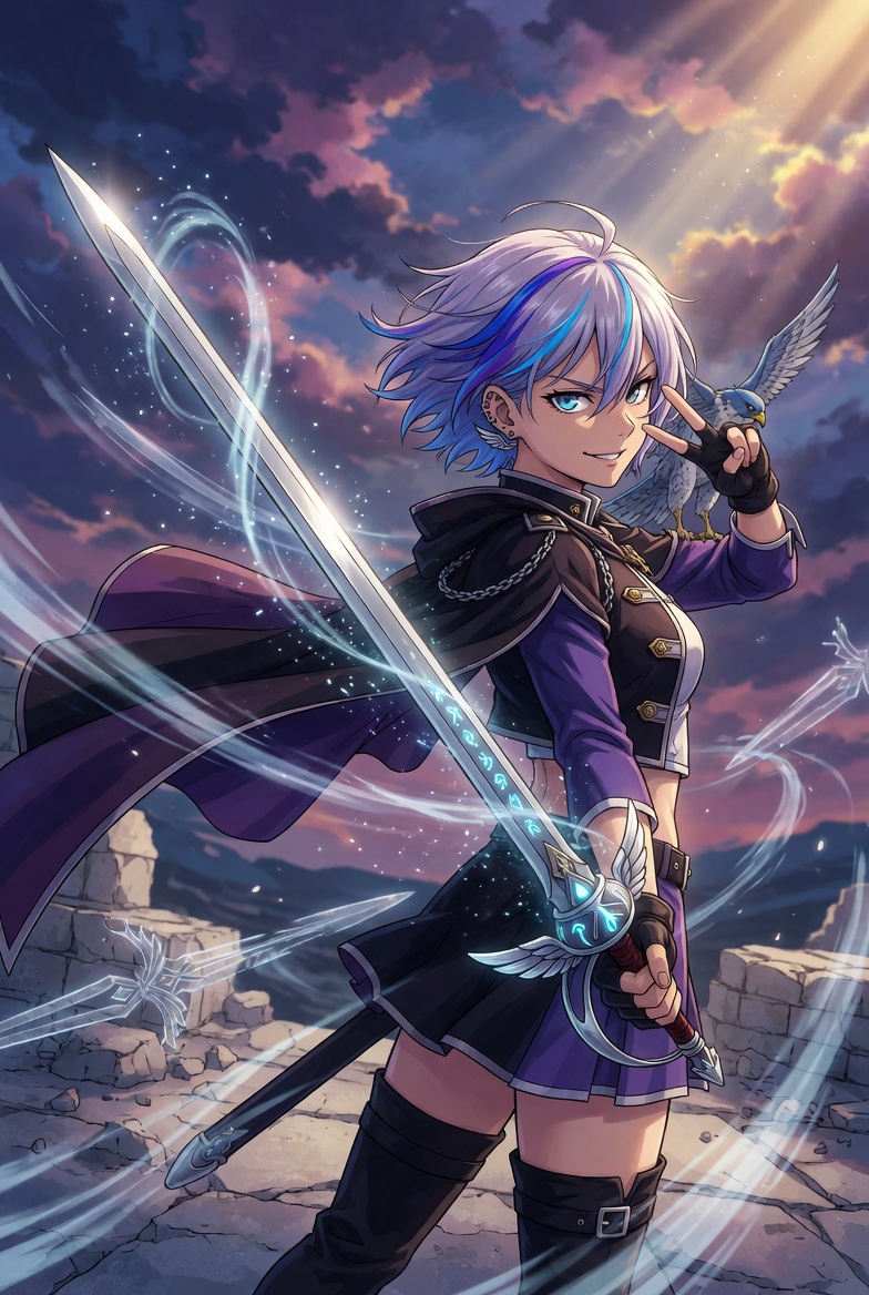 Princess of Swords tarot card